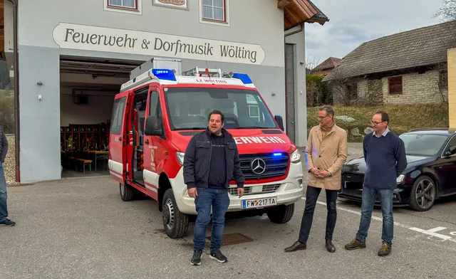 Neues Feuerwehrauto für den Löschzug Wölting