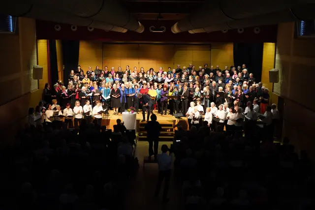Das Regionschorsingen in Heiligenkreuz begeisterte mit musikalischer Vielfalt und würdigen Ehrungen. | Foto: Alex Lorenz