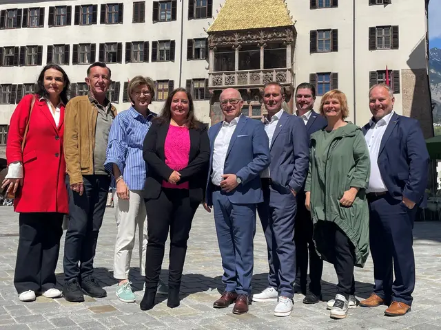 Oppositionspartei "Das neue Innsbruck" mit der Bilanz zu zwei Jahren Capres-Regierungsarbeit in Innsbruck. | Foto: DNI