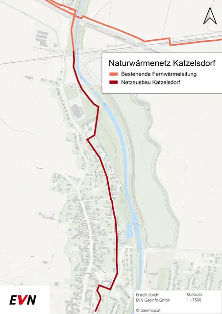 Netzplan Katzelsdorf. | Foto: EVN / Nadine Studeny