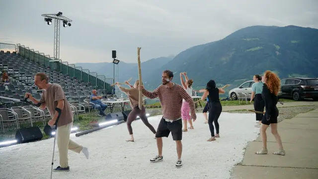 Gabriel Mair sammelt erste Theatererfahrung. | Foto: Alexander Lechner