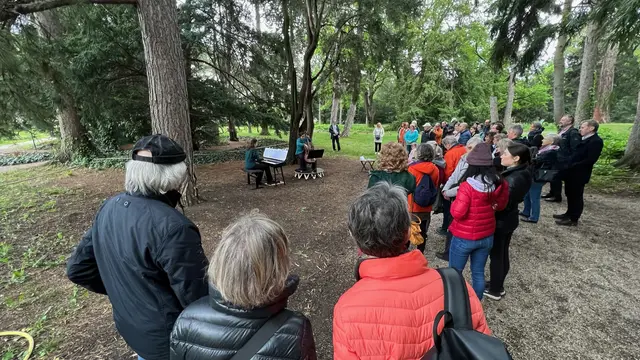 Botanischer Garten verwandelt sich in musikalische Bühne