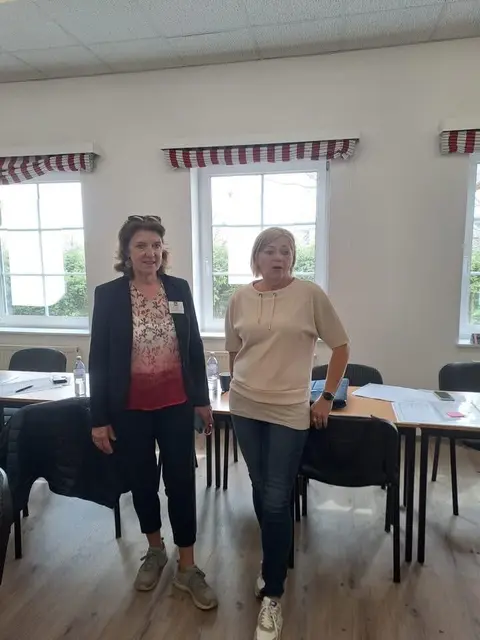 Alexandra Grabner-Fritzund Christa Tisch. | Foto: BH NK