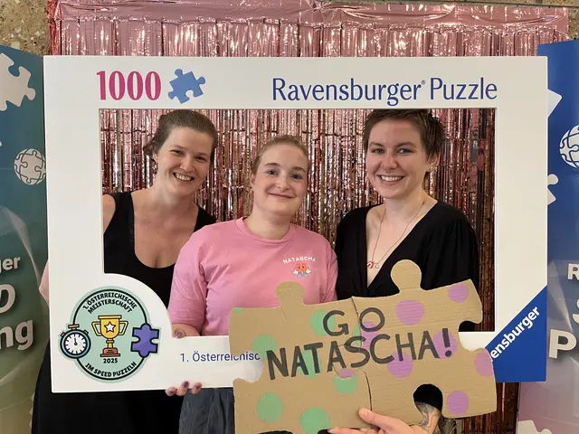 An die Puzzlesteine, fertig, los