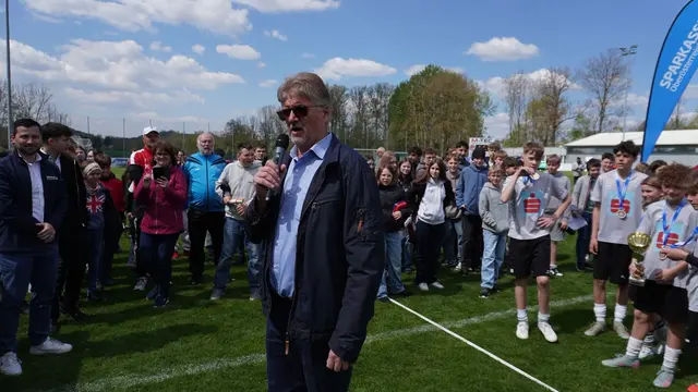 Bürgermeister Christian Tauschek am Wort | Foto: Rockenschaub/MS Ried