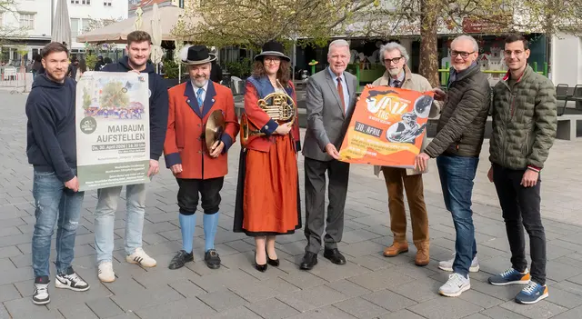 Wiener Neustadt feiert Maibaumfest und Jazztag mit viel Musik