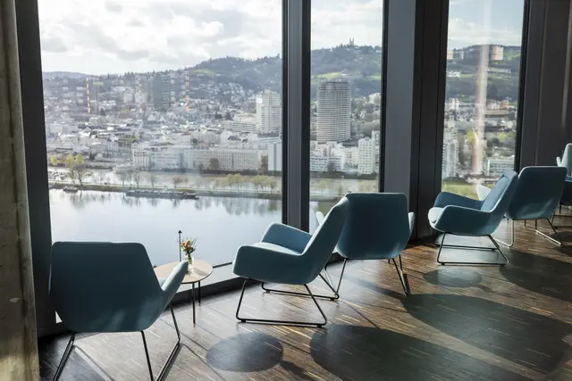 Mit einem 360-Grad-Blick über Linz und die Donau wird es zum neuen Treffpunkt für Genussmenschen.  | Foto: ARCOTELHotels