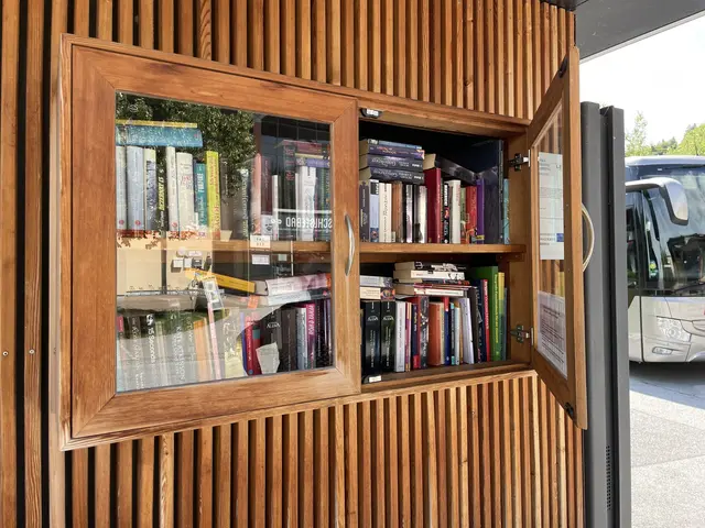 In Fuschl am See werden die Bücher in dieser "Box" präsentiert.  | Foto: sm