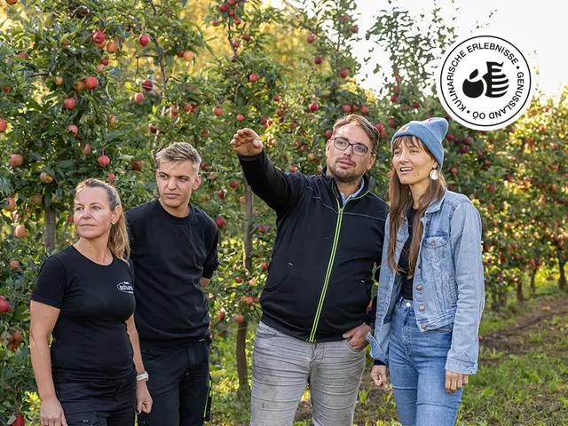 Mit der Familie Schurm erlebt man persönlich den Genuss – vom Feld bis ins Glas.  
 | Foto: Obsthof Schurm