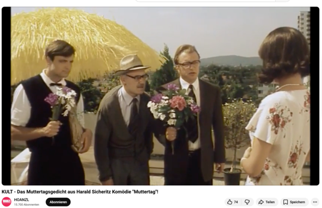 Die Szene zum Muttertagsgedicht aus Harald Sicheritz Komödie "Muttertag". | Foto: Screenshot Youtube 22.04.2026