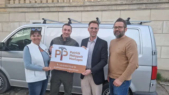 Wirtschaftsbund-Betriebsgespräch mit Patrick Philippeit Montagen