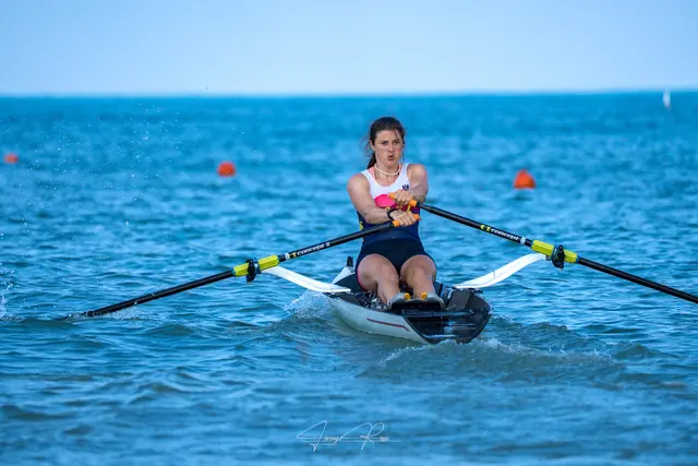 In Italien erruderte Chiara Halama im Einzel Rang sechs.  | Foto: Canottaggio.org
