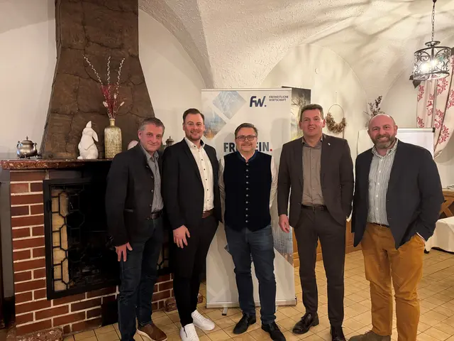 David Schießl, Norbert Ranftler, Reinhard Kristmann, Michael Fürtbauer und Thorsten Karg. | Foto: FW OÖ