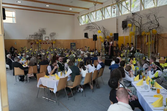 Ein großes Fest im Mehrzwecksaal in Gasen.  | Foto: STEP