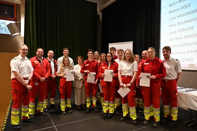 Große Einsatzbereitschaft beim Roten Kreuz Gratkorn
