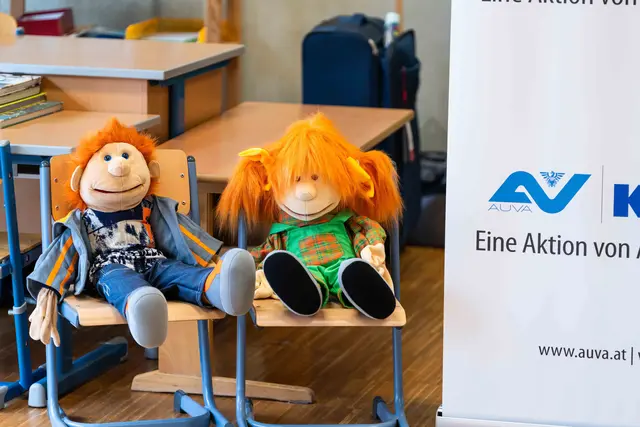 Aktion „Meine Busschule“ für Kinder der Volksschule Melk | Foto: KFV/Michael Sabotha