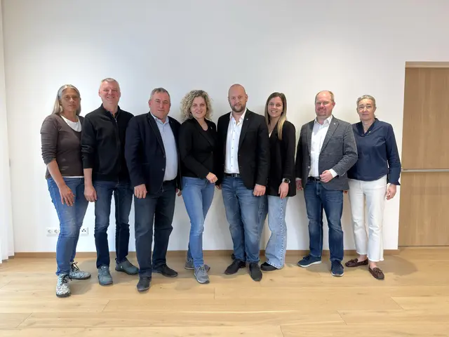 Sabina Doria, Franz Hauck, Bernhard Karnthaler, Bärbel Stockinger, Obmann David Diabl, Katja Lang, Michael Nistl, Michaela Pflug-Hladik. | Foto: ©Tobias HÜBL