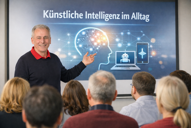 Künstliche Intelligenz begeistert Teilnehmer an der VHS Traiskirchen