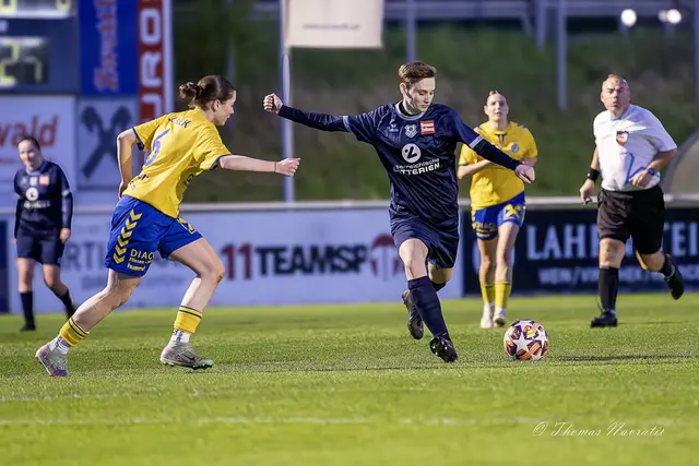 „Mit Zug zum Tor: Das Frauenteam des SC Herzogenburg sucht den Weg nach vorne.“ | Foto: Thomas Navratil