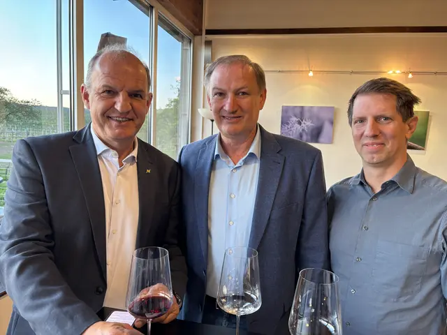 Otto Auer, Gerhard Mörk und Bernhard Scharf | Foto: MeinBezirk/Birgit Bachhofner