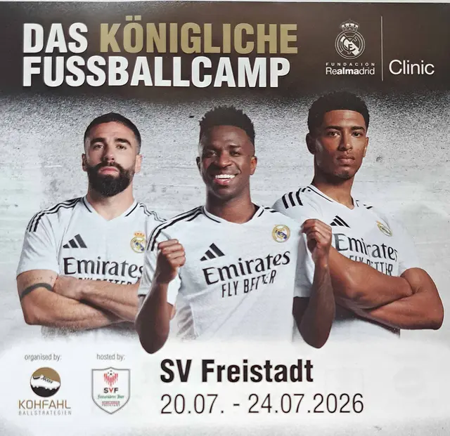 Fünf Tage volles Trainingsprogramm: