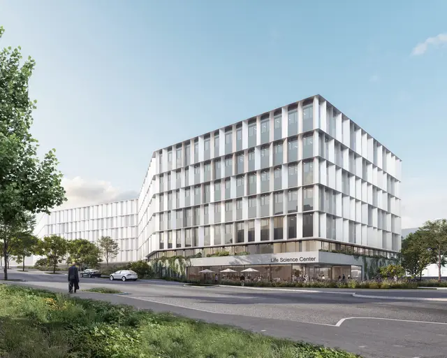 Bis 2029 soll das Life-Science-Center errichtet werden. (Visualisierung) | Foto: Stadt Wien