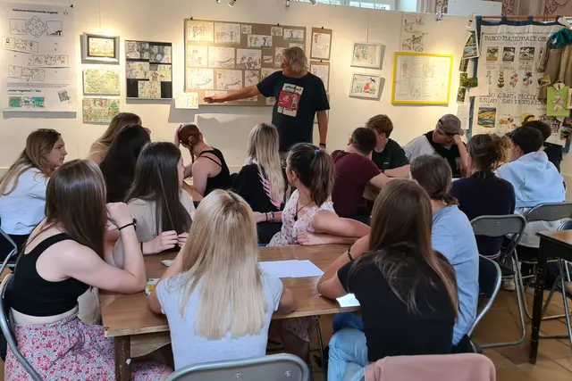 Auch Schulklassen besuchen immer wieder gerne das Spittaler Comicfestival für einen Workshop | Foto: Jochen Meyer