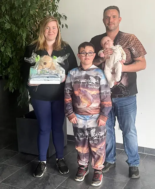 Daniela Rapolter, Noah und Alexander Kreuter sowie Luca Kreuter-Rapolter. | Foto: Marktgemeinde Dietmanns