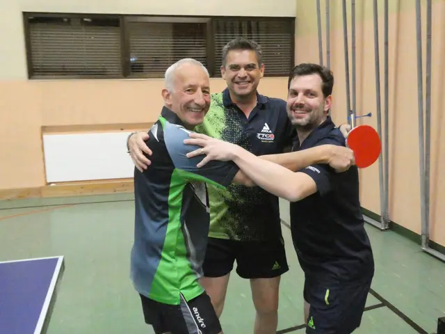 Wechselbad der Tischtennis-Gefühle : Team I hält, Team II fällt