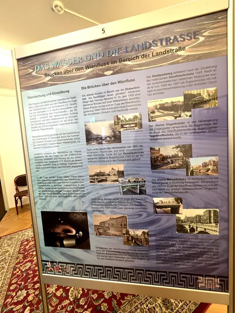 Einblick in die Ausstellung „Das Wasser und die Landstraße“ im Bezirksmuseum. | Foto: CulturaLatina