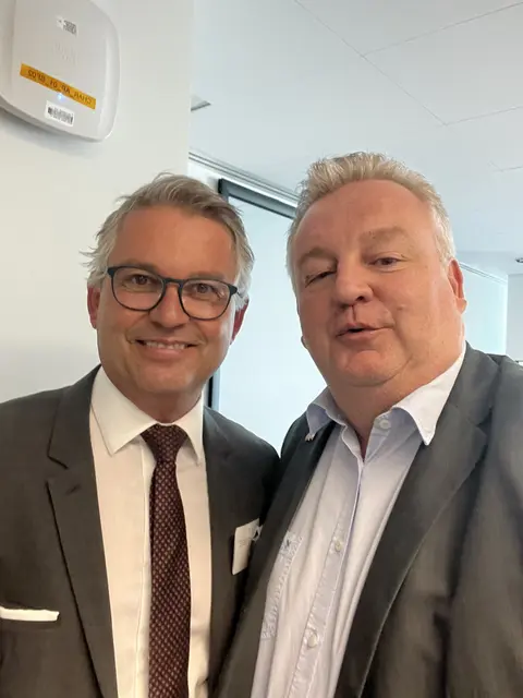 Magnus Brunner und Kurt Landertshammer. | Foto: Landertshammer
