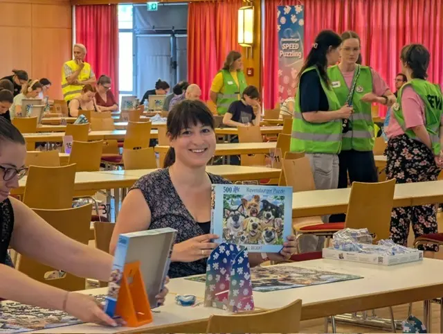 Eine Bärnbacherin lebt ihre Puzzle-Leidenschaft
