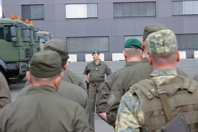 430 Soldatinnen und Soldaten der Miliz üben in der Montecuccoli-Kaserne in Güssing.  | Foto: Bundesheer/Friedrich Stiegler, Christian Krutis