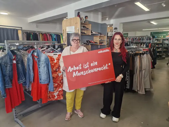 Volkshilfeshop Rohrbach will mit Aktion ein klares Zeichen setzen