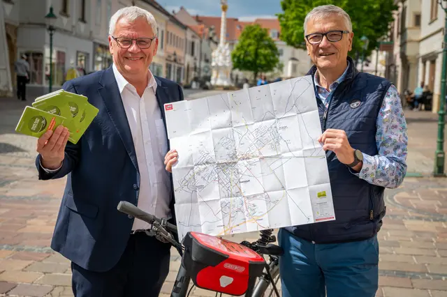 Eisenstadt präsentiert neue Karte für Rad und Bus