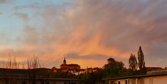 Abendrot über Kärnten