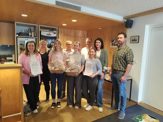 Die Teams aus Götzens und Grinzens landeten auf den Plätzen zwei und drei. | Foto: Theresa Lair
