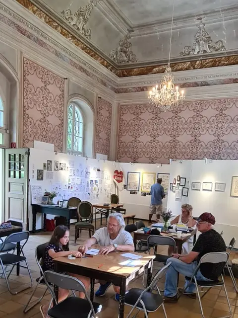 Kretives Comic-Schaffen für jedes Alter beim Spittaler Comicfestival im Parkschlössl | Foto: Jochen Meyer