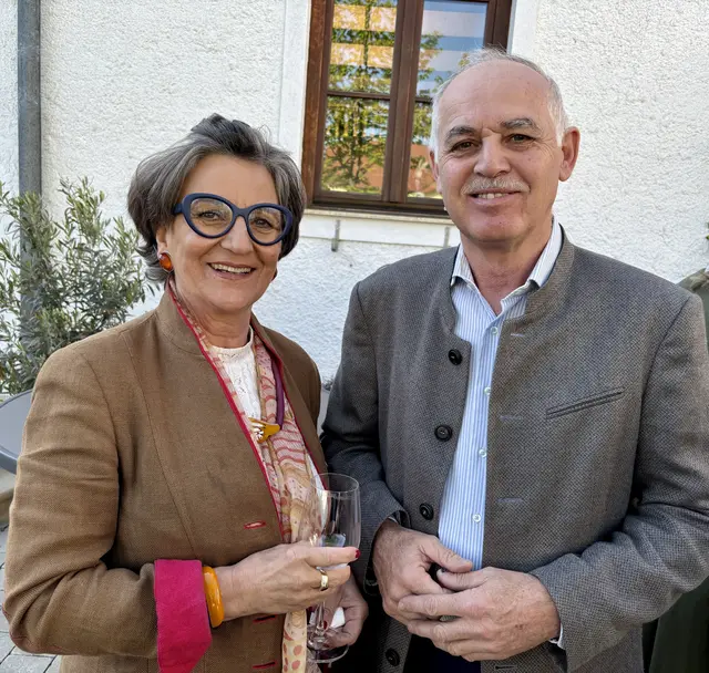 Michaela Brenner-Melchior und der Rohrauer Bürgermeister Albert Mayer (ÖVP) | Foto: MeinBezirk/Birgit Bachhofner