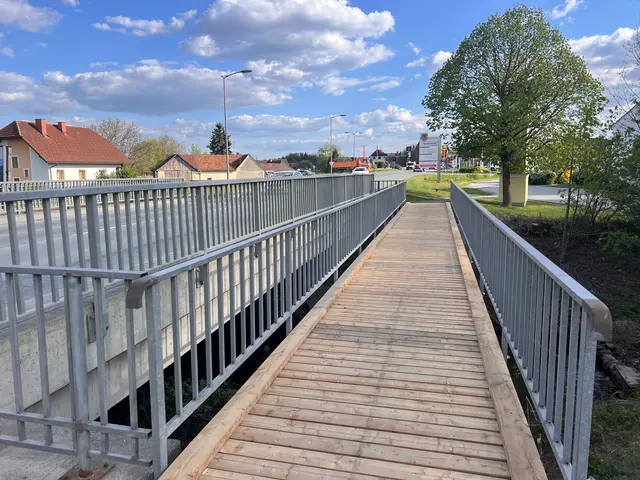 Die zweite Fußgängerbrücke in Seibersdorf | Foto: MMG