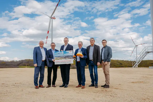 Windpark Gnadendorf-Stronsdorf geht ans Netz