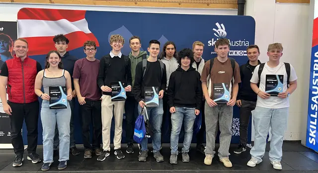 Schülerinnen und Schüler der HTL Karlstein beim Skill-Quest-Wettbewerb auf der Intertool in Wels. | Foto: Skill Quest