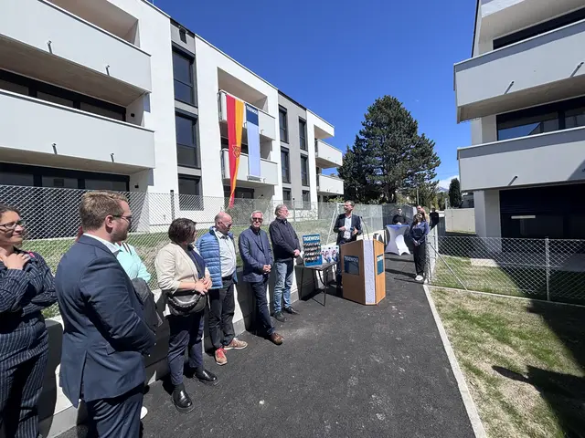 In Hall in Tirol wurde ein Wohnbauprojekt mit 30 Mietwohnungen fertiggestellt und an die neuen Bewohner übergeben. | Foto: Kendlbacher