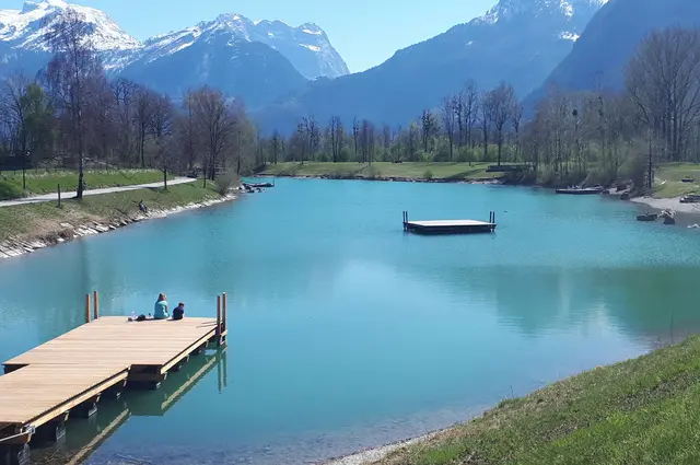 Bürgerausee als beliebter Treffpunkt für Groß und Klein