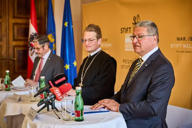 Die Restaurierung des Stiftes Melk geht in die fünfte Etappe. | Foto: Gleiß