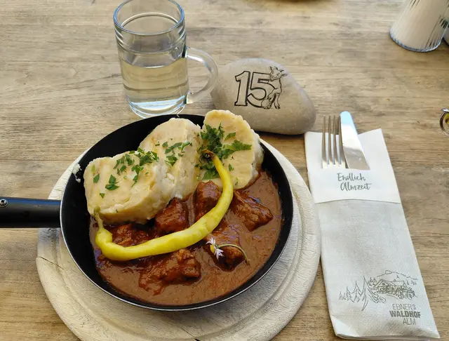 Die Stärkung haben wir uns verdient 😀  | Foto: H.Bachinger