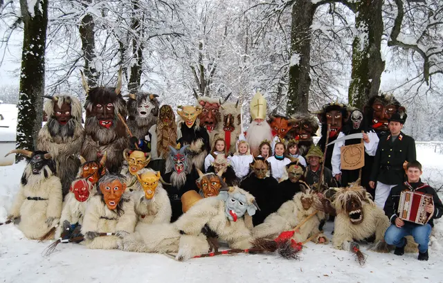 Die traditionellen Krampusmasken sind teils Jahrzehnte alt und echte Unikate. | Foto: Brauchtumsgruppe Rosegg