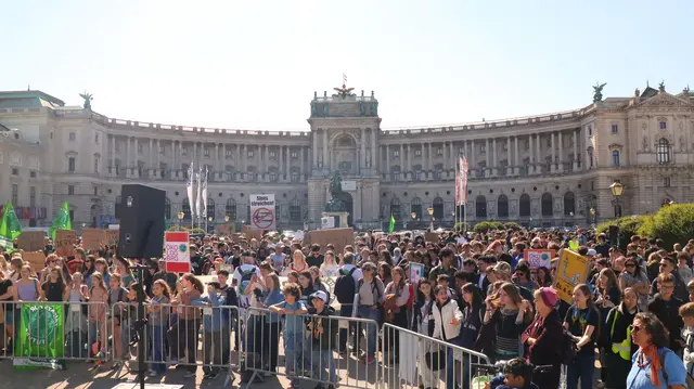 Tausende Schüler protestieren bei größerer Klimademo in Wien