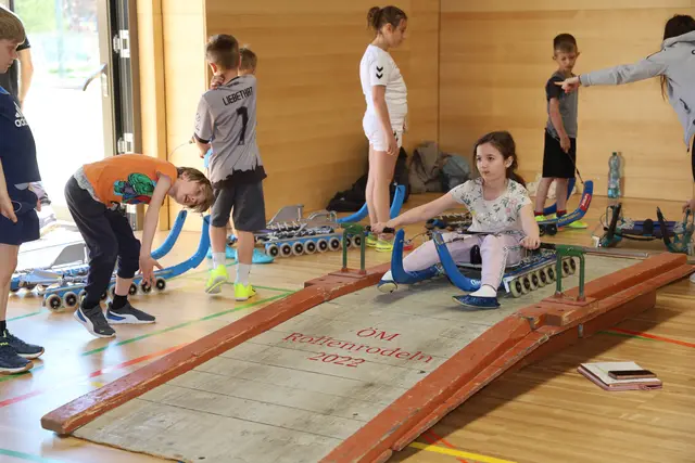 Es konnte auch auf Rollen gerodelt werden | Foto: MeinBezirk/Johann Schleich