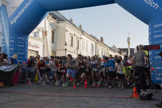 Die Teilnahme am Eisenstadt-Lauf war heuer noch stärker als in den Vorjahren.  | Foto: Sophia Braun
